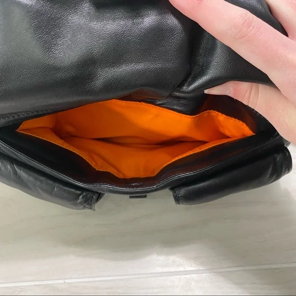 Rag and Bone field puffer leather messenger bag - Picture 7 of 15